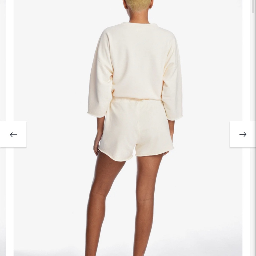Women's Cream Lounge Short Set - Unbranded - Picture 3 of 3